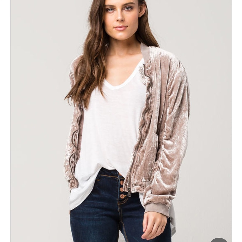Free People Velvet Jacket